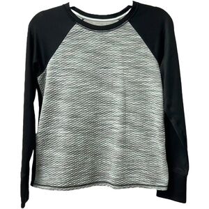 Athleta Women’s Snowscape Quilted Long‎ Sleeve Pullover Sweatshirt  Sz S